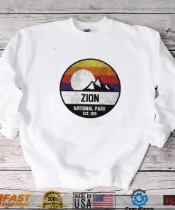 Zion national park utah est 1919 shirt