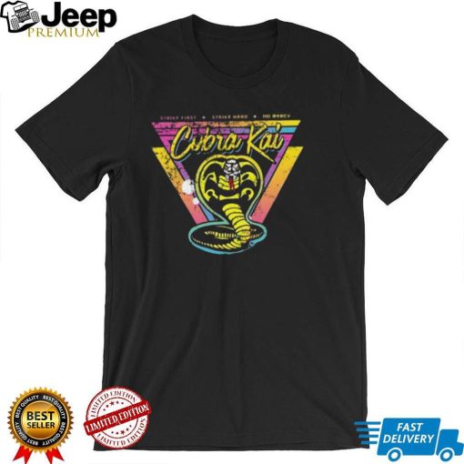 Vintage Retro Cobra Kai T shirt Cobra Kai 80S Triangle