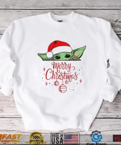 Merry Chritsmas Baby Yoda Christmas T shirt Star Wars Christmas Funny