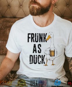 beer frunk as duck standard duck drinking beer t shirt t shirt