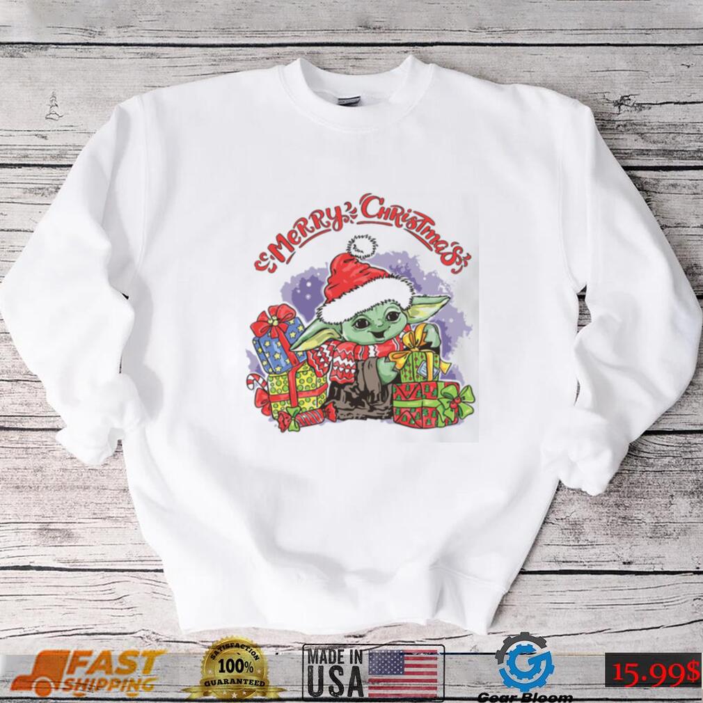 Baby Yoda Christmas T shirt Merry Xmas Funny Gift Baby Yoda Christmas T shirt Merry Xmas Funny Gift