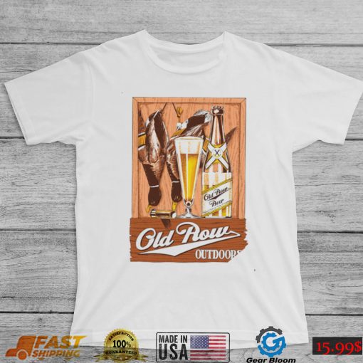 Old Row Beer Outdoors Duck beer pigment Dyed shirt