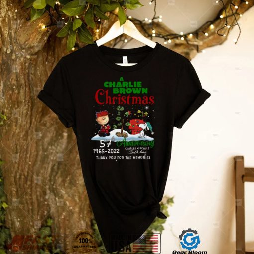 Charlie Brown Christmas T shirt Snoopy And Charlie Brown Christmas 56th Anniversary Charles M.schulz
