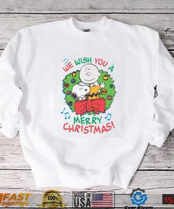 Charlie Brown Christmas T shirt We Wish You A Merry Christmas