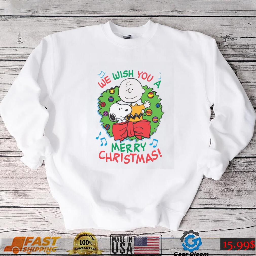 Charlie Brown Christmas T shirt We Wish You A Merry Christmas Charlie Brown Christmas T shirt We Wish You A Merry Christmas