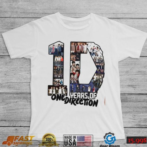 10 Years Of 1 D One Direction Unisex T Shirt