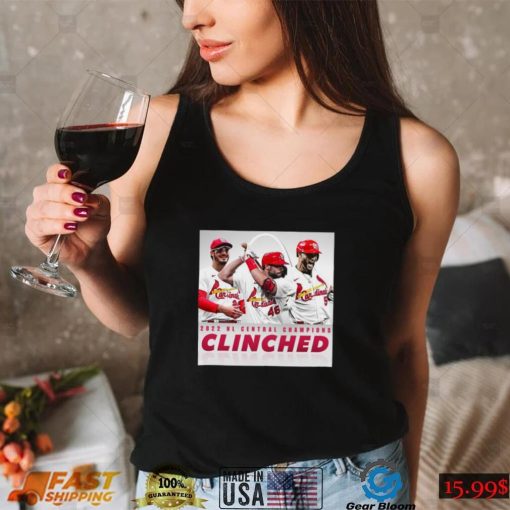 St Louis Cardinals 2022 NL Central Champions Clinched Shirt