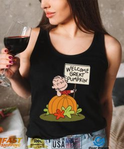 Charlie Brown Welcome Great Pumpkin Halloween Shirt