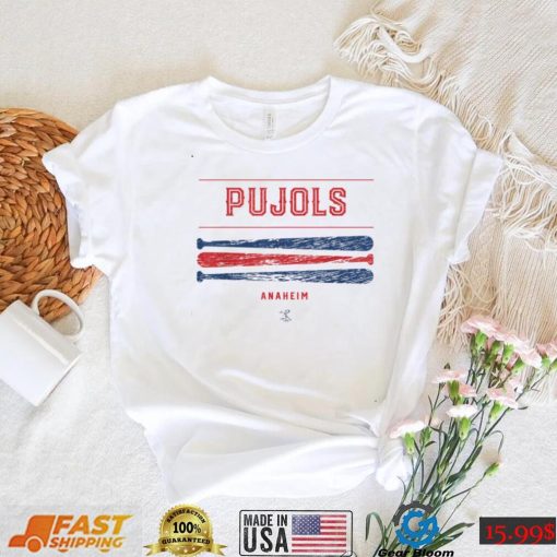 Albert Pujols T Shirt Vintage Baseball Bat Gameday