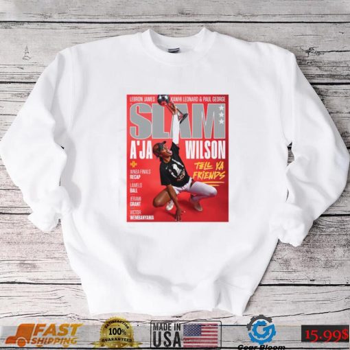 SLAM Las Vegas Aces A’ja Wilson Tell Ya Friends shirt