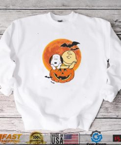 Snoopy Charlie Brown Halloween Scary Pumpkin Charlie Brown Halloween Tee Shirt