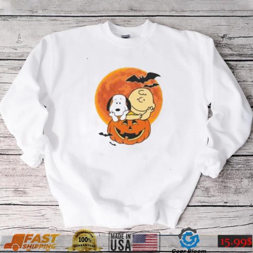 Snoopy Charlie Brown Halloween Scary Pumpkin Charlie Brown Halloween Tee Shirt