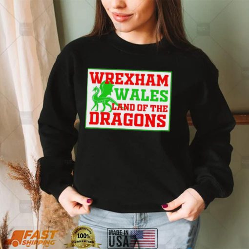 Wrexham wales football soccer dragon shirt