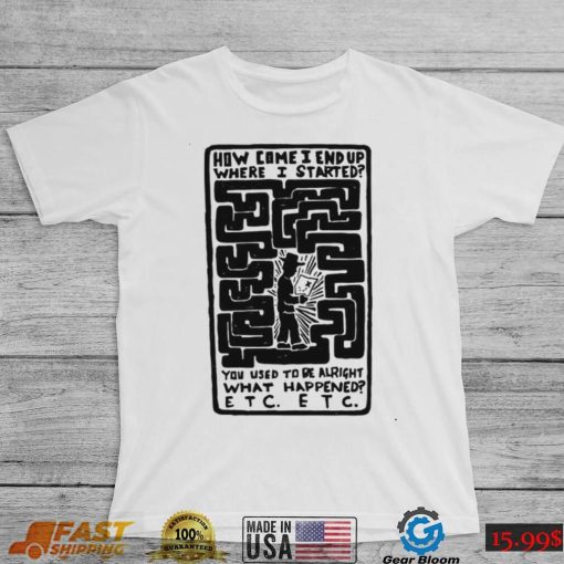 15 Step Illustrated Lyrics Retro Radiohead Rap Rock Music Unisex T Shirt