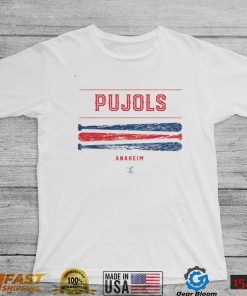 Albert Pujols T Shirt Vintage Baseball Bat Gameday