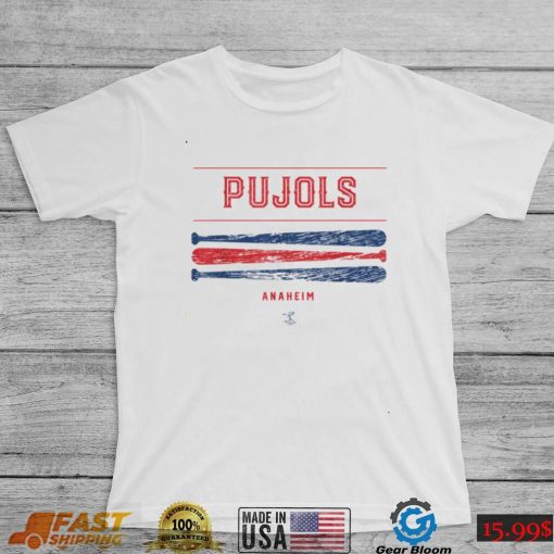 Albert Pujols T Shirt Vintage Baseball Bat Gameday