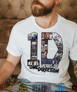 10 Years Of 1 D One Direction Unisex T Shirt