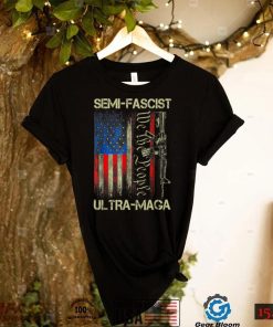 Semi Fascist Ultra Maga Political Humor Biden Quotes US Flag T Shirt