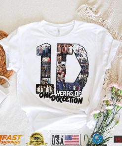 10 Years Of 1 D One Direction Unisex T Shirt