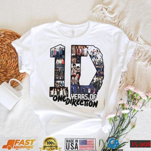 10 Years Of 1 D One Direction Unisex T Shirt