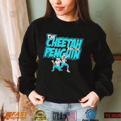 Miami Dolphins The Cheetah and The Penguin 2022 shirt