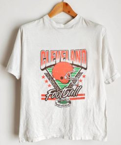 Cleveland Football Retro White Cleveland Browns T Shirt