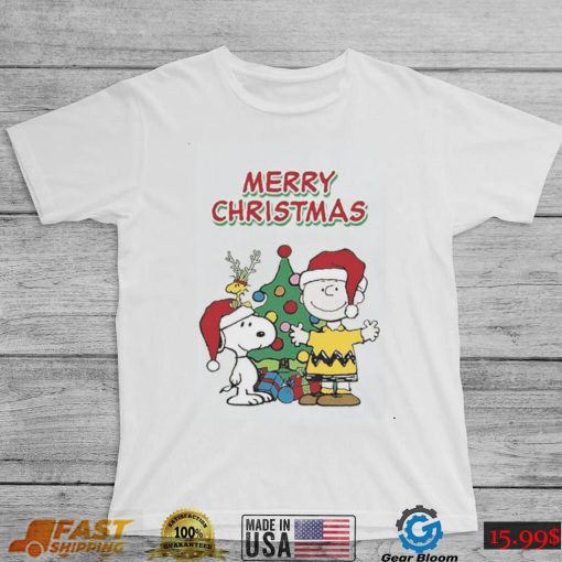 Charlie Brown Christmas T shirt Charlie Brown With Snoopy Merry Xmas_Classic Shirt_Shirt pwbqG