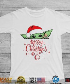 Merry Chritsmas Baby Yoda Christmas T shirt Star Wars Christmas Funny