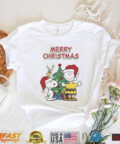 Charlie Brown Christmas T shirt Charlie Brown With Snoopy Merry Xmas_Classic Shirt_Shirt pwbqG