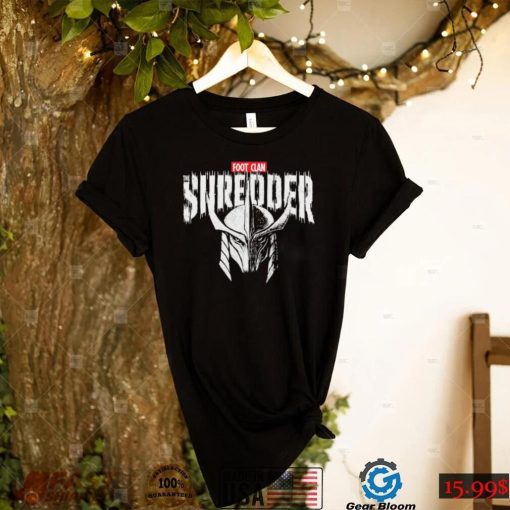 the shredder from tmnt foot clan the shredder t shirt t shirt