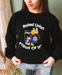 Skateboarding raised union proud of it shirt