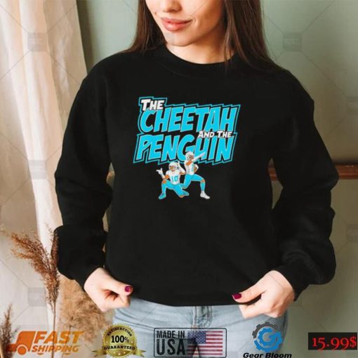 The Cheetah And The Penguin Miami Dolphins Shirt