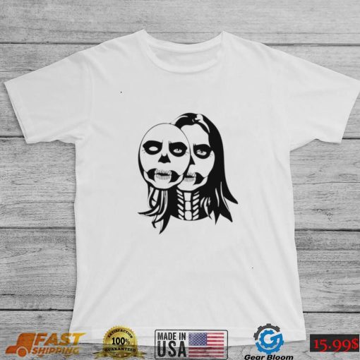 Skeleton with skull face horror Halloween 2022 shirt