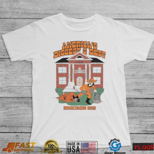 Oklahoma State Cowboys vs Texas Longhorns mascot America’s biggest and best 2022 shirt