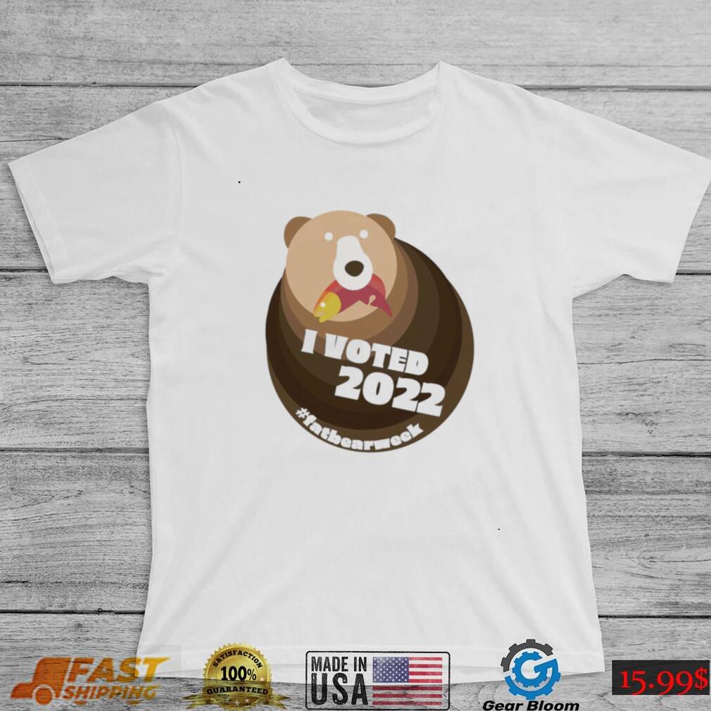 I voted 2022 fat Bear week logo shirt Gearbloom