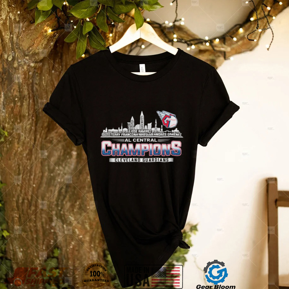 Cleveland Guardians Skyline 2022 AL Central Champions Shirt Cleveland Guardians Skyline 2022 AL Central Champions Shirt