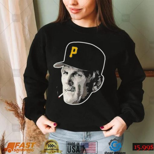 Jim Leyland Pittsburgh Pirates smoking shirt