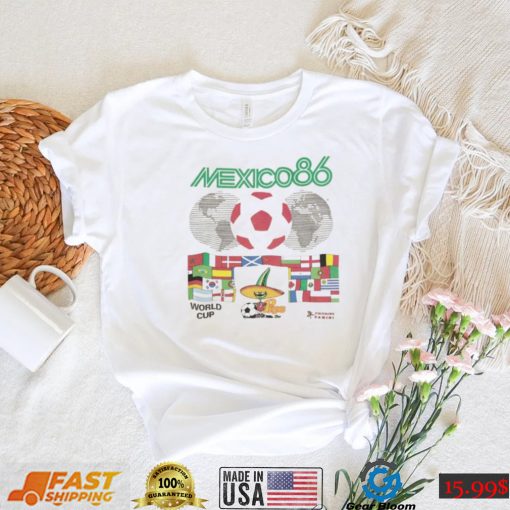 1986 World Cup Mexico Inspired T Shirt