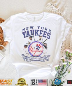 1999 New York Yankees Jeter Williams Knoblauch Martinez Baseball T Shirt