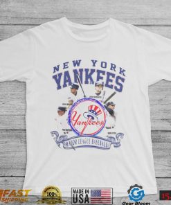 1999 New York Yankees Jeter Williams Knoblauch Martinez Baseball T Shirt