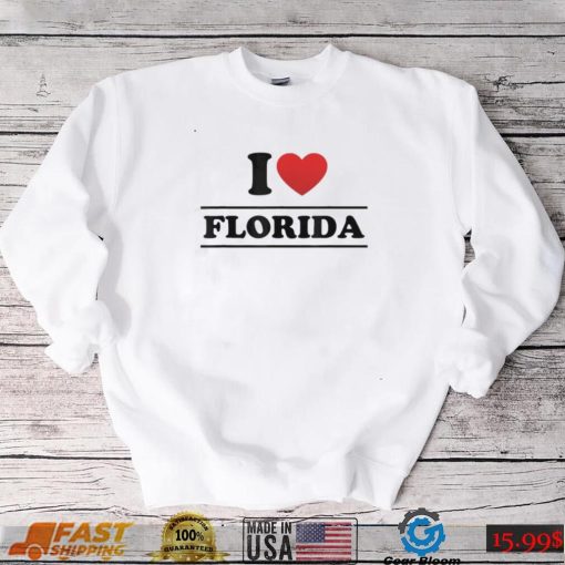 I Heart Florida Support Prayer Strong Florida T Shirt