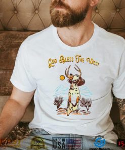 God bless the West cowboy music country Southern art shirt