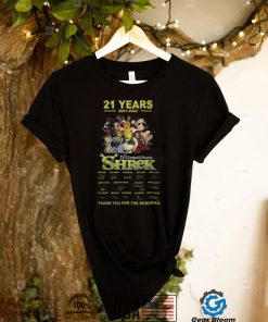 21 Years 2001 – 2022 Dream Works Shrek Thank You For The Memories T Shirt