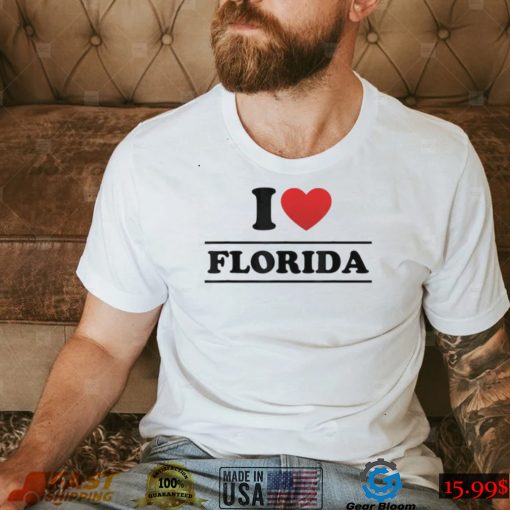 I Heart Florida Support Prayer Strong Florida T Shirt