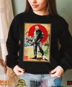 Jason Voorhees in Japan Woodblock Halloween shirt