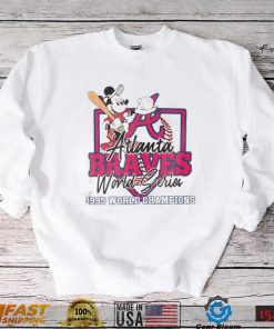 Vintage 1995 MLB Atlanta Braves Shirt, Unisex T Shirt Sweatshirt Hoodie, Graphic Tee