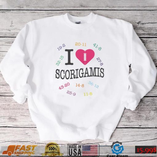 NFL Seahawks I Love Scorigamis T Shirt