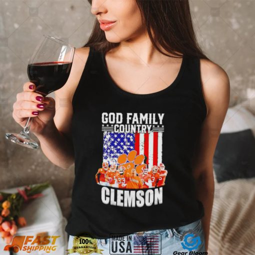 God family country Clemson Tigers American flag 2022 shirt