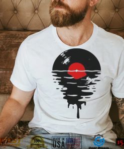 Melting Vinly Record Dj Music shirt