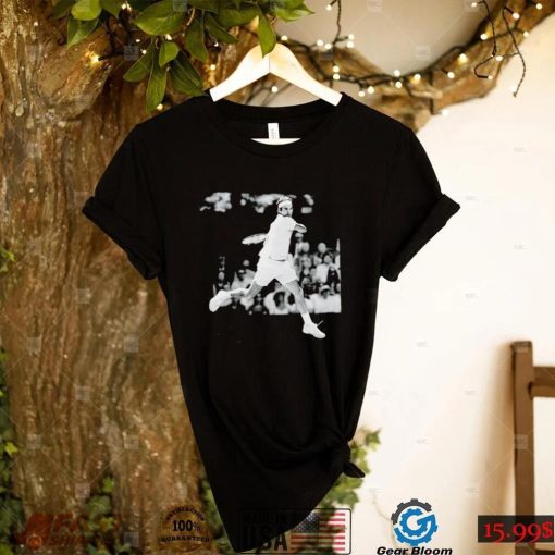 Roger Federer The Legend of Tennis retro photo shirt